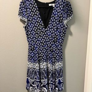 Lovers + Friends Blue Floral Dress